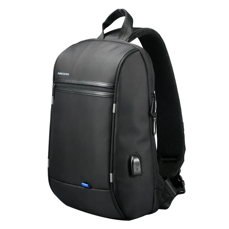 

Kingsons Upgraded Waterproof Single Shoulder Laptop Backpack for Men Daily Using teenagers Travel Business