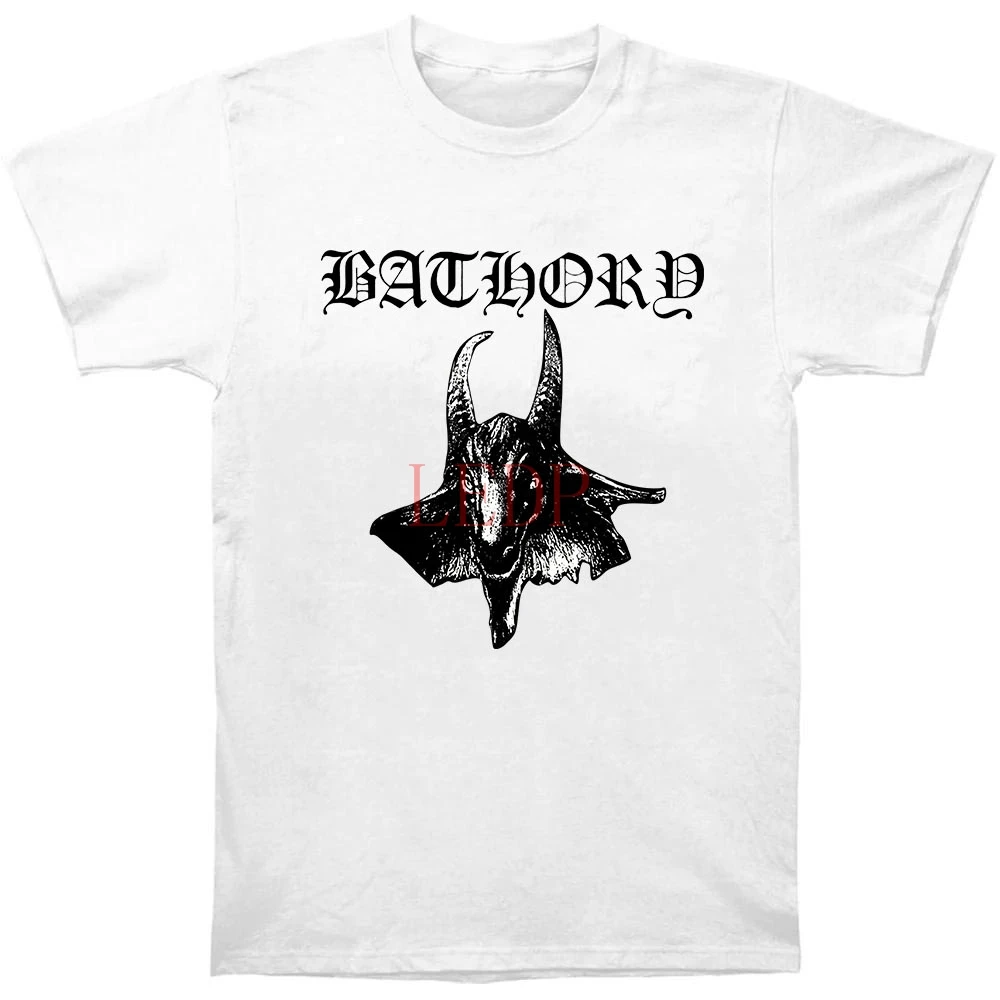 Bathory First Album 1984 T Shirt White Svedese Extreme Metal Band
