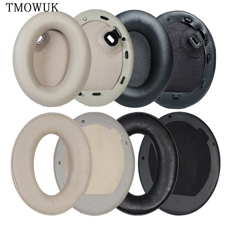 1 Pair Of Earpads For Sony WH-1000XM4 Headphone Ear Pads Cushion Soft Leather Memory Sponge Cover