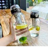 750-2000ml Large Capacity Glass Water Bottle Transparent Milk Juice Cup Outdoor Portable Leakproof Drinkware Tea Water Bottle