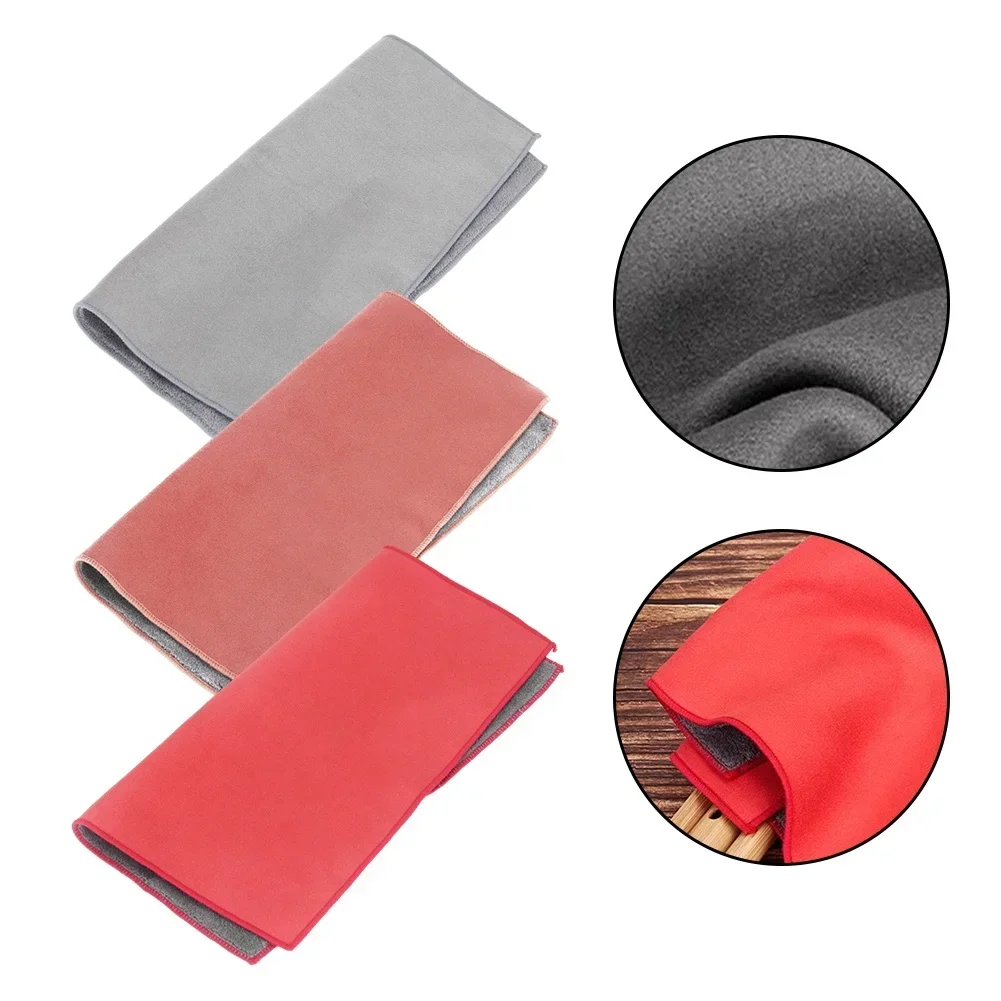 Microfiber Cloth Soft Double sided Microfiber Cloth for Effective Wiping and Polishing For Guitar Bass Violin Piano Cleaning Tool
