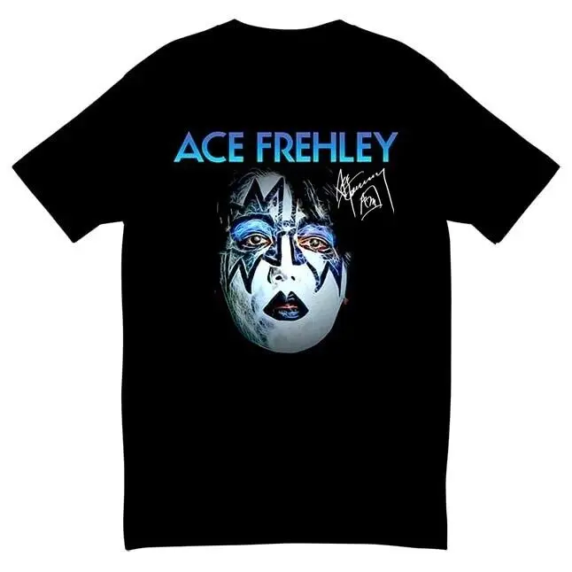 

Vtg Ace Frehley, подарок для фанатов, хлопковая черная футболка всех размеров для мужчин и женщин A