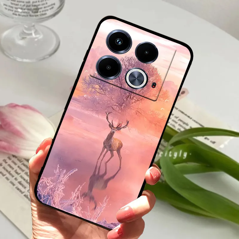 Animal Silicone Soft TPU Back Cover Protective Case