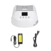 72W Cordless Fan Nail Lamp UV LED Lamp Nail Dryer 3 Timers Nail Curing Lamp Smart Polish Sensor Light Nail Art Tool 1