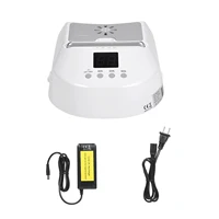 72W Cordless Fan Nail Lamp UV LED Lamp Nail Dryer 3 Timers Nail Curing Lamp Smart Polish Sensor Light Nail Art Tool 1