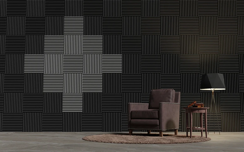 Description Picture 5 of itemTOUO 6/12/24 Pcs Acoustic Foam Wall Soundproofing Studio Acoustic Treatment High Density Soundproofing Foam Home Accessories