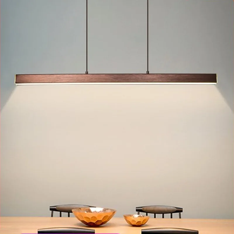 

ZK50 Restaurant Lamp Creative Lighting Decorative Lamp Nordic Modern Minimalist Led Strip Chandelier