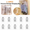 1-10PCS Vacuum Storage Hanging Bag Dustproof Clothes Compression Storage Bag Space Saving for Clothes Down Overcoat 2