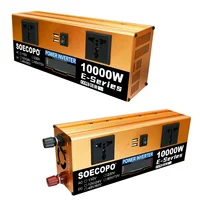 Kit complet de système solaire 10000W, onduleur Dual12V/24V à 110V/220V, contrôleur 100A, panneau 200W hors réseau pour la maison/Camping, sauvegarde 4
