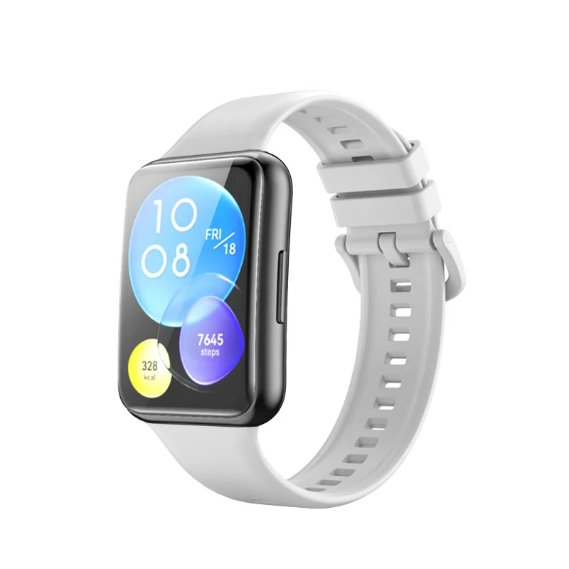 Silikon Band Für Huawei Uhr Fit 2 Strap Smartwatch Zubehör Ersatz Armband Correa Armband Huawei Uhr fit 2 strap – Detail 4