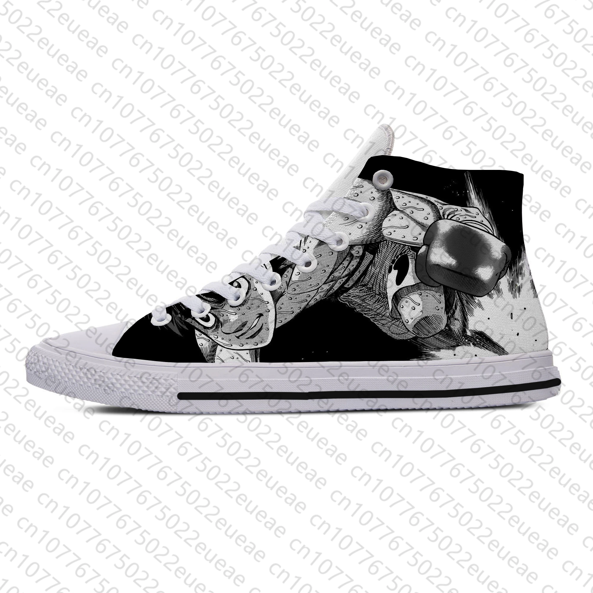 Hot Summer Women Men Japan Anime Hajime No Ippo Shoes Lightweight Leisure Comfortable Canvas Shoes High Top Classic Board Shoes 3