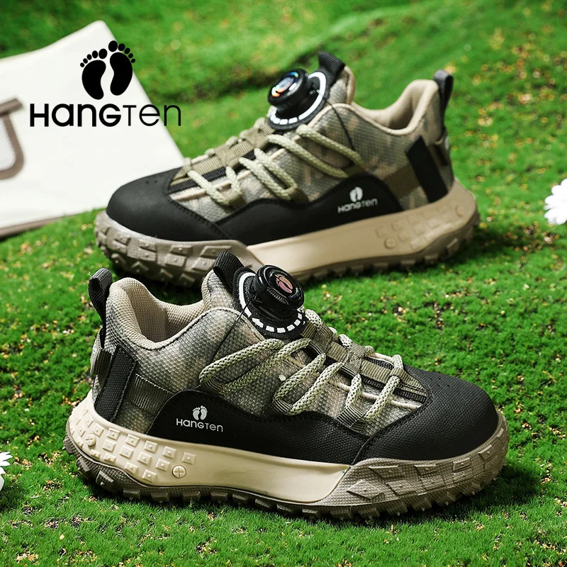 HanGTen Brand Shoes Kids Casual Sneakers Running Sports Shoes 2024 Spring Autumn Toddlers Boys Girls Shoes Fashion TPR Sole