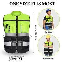 Custom LOGO Reflective Safety Vest High Visibility