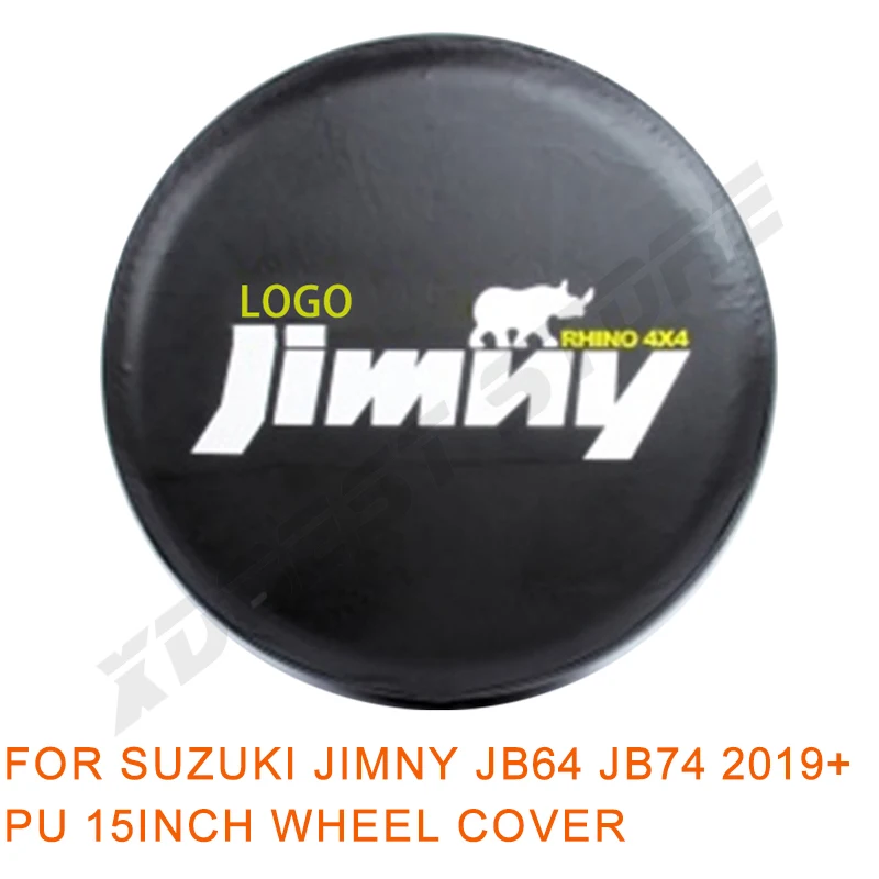 

15'' Inch Car PU Leather Spare Tire Cover Case Protector Spare Wheel Bag Waterproof For Suzuki Jimny Accessories JB64 JB74