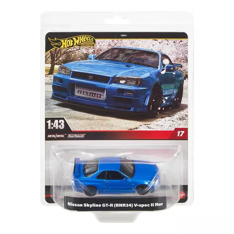 In stock Hot Wheels Premium Car Boys Toys 1:43 Diecast Nissan