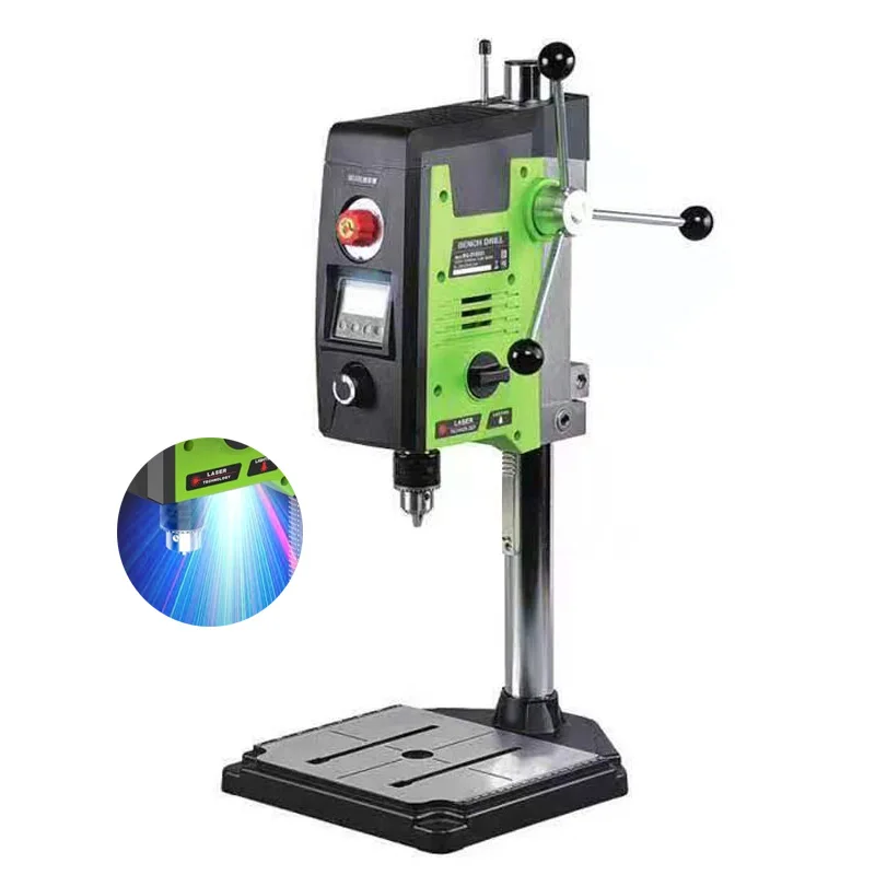 800W Digital Display Bench Drill Small Industrial Grade High Precision Drilling Machine Miniature Multi Function With Lighting 2