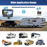 Caméra de recul sans fil caméra de recul BSD 7 pouces moniteur AHD1080P pour camion Bus RV camping-car remorque pelle pick-up 2