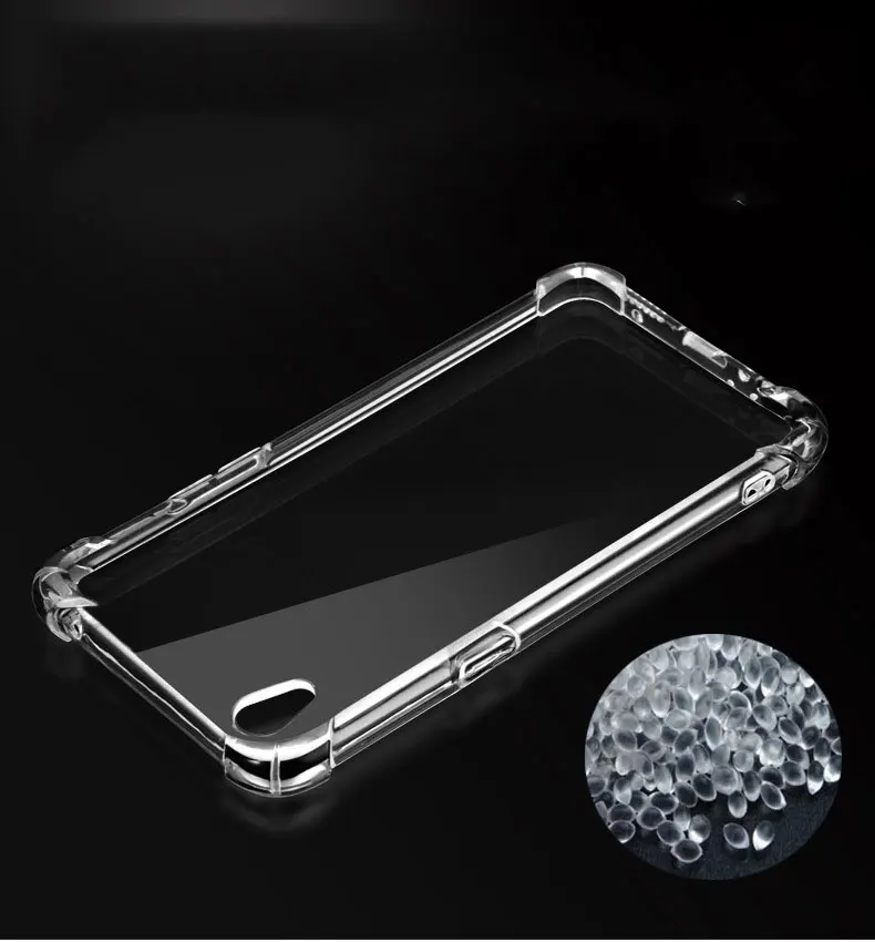 Transparent Shockproof Silicone For iPhone 15 11 12 13 14 Pro X XS Max XR 6S 7 8 SE 2023 Plus Mini Case Clear TPU Cover Coque
