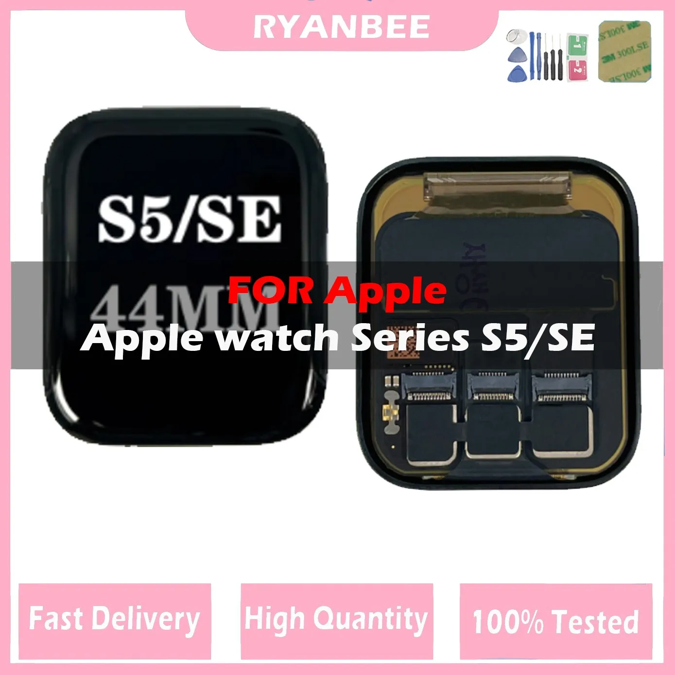 Pantalla LCD Original para Apple Watch Series 5 SE, repuesto de montaje de digitalización con