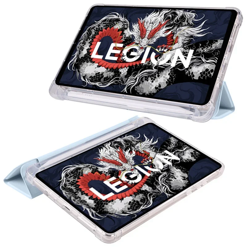 Enhanced Tablet Case with Pen Holder and Trifold Soft Back Stand