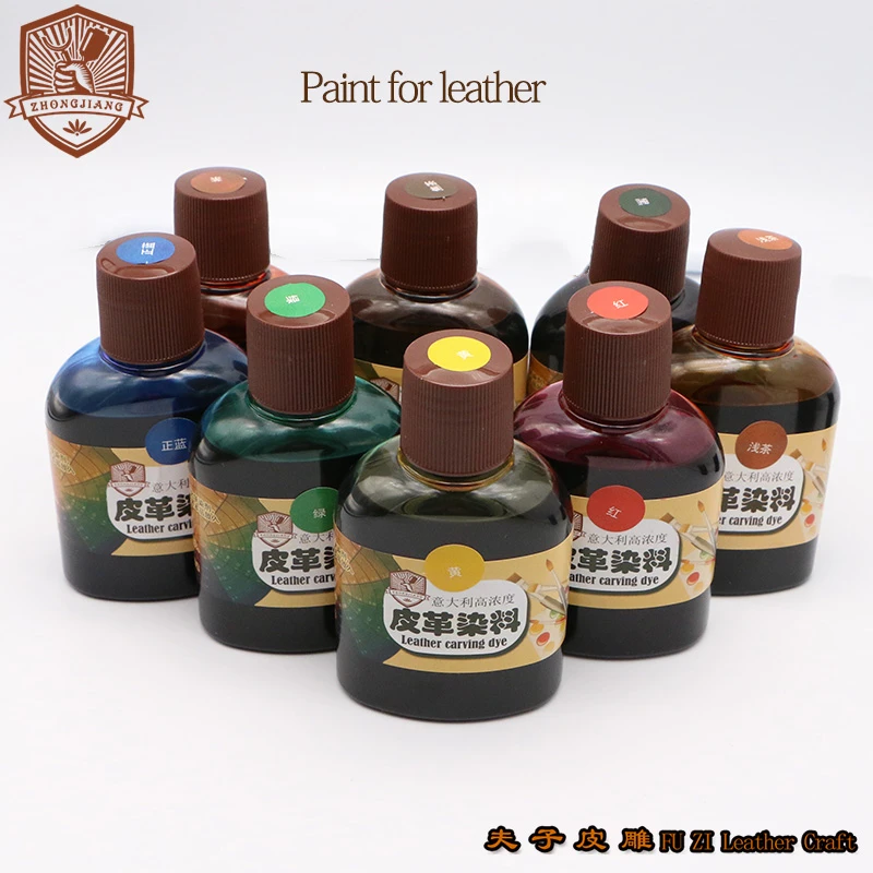 Leather Craft Carving Leather Dyeing Agent 100ml Leather Dye Leather Craft Dye Carving