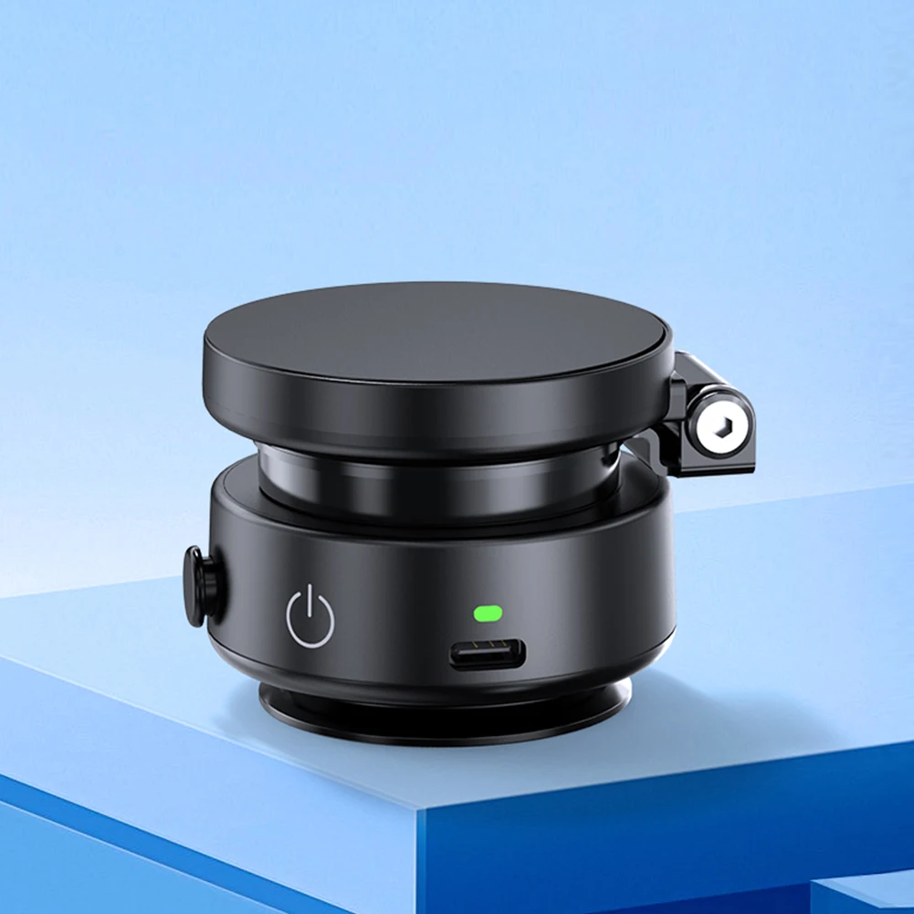 맥세이프 마그네틱 진공 차량용 핸드폰 거치대 360 °   회전식 접이식 차량용 자석 거치대 전동 진공 스위블 스탠드