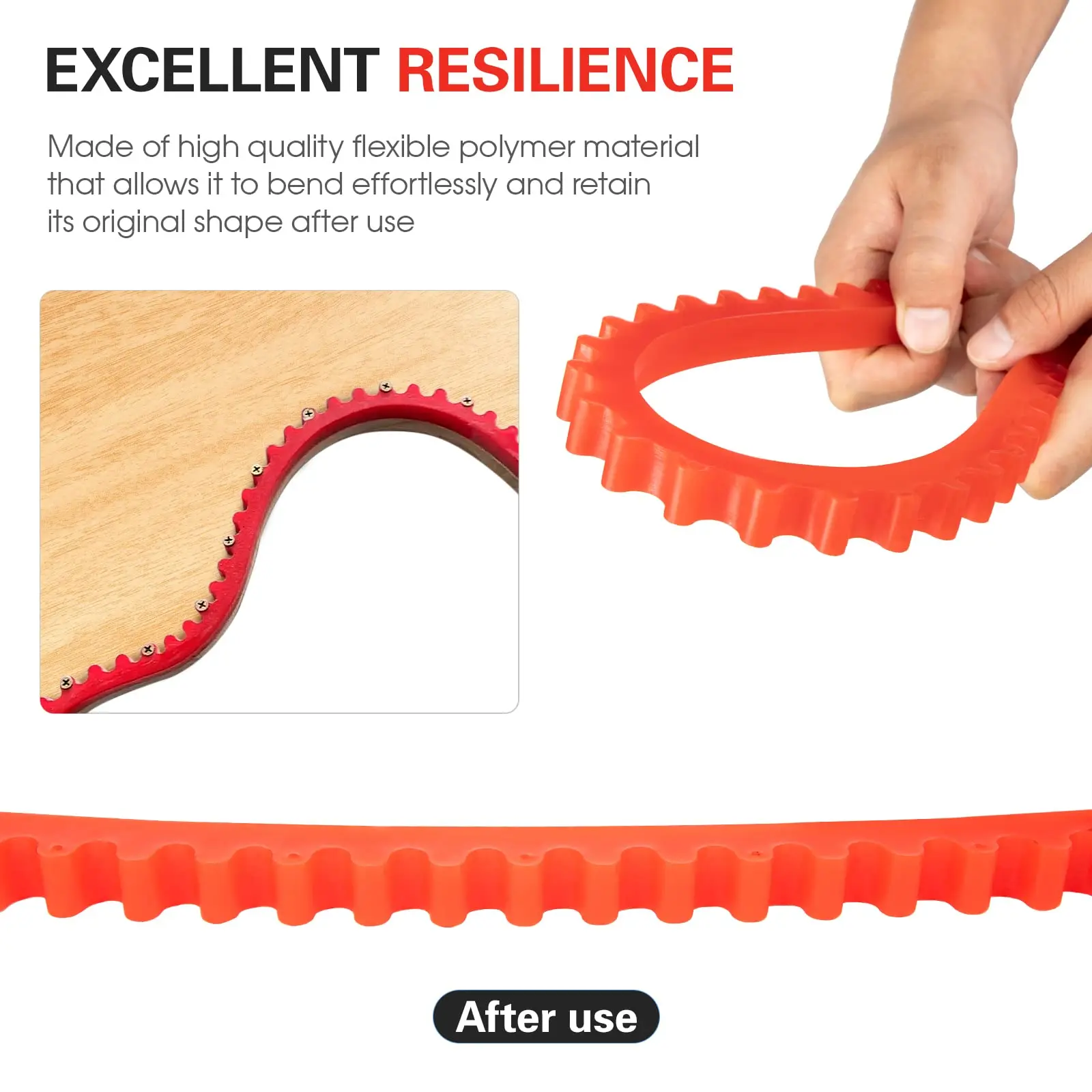 Enhanced Woodworking Flexible Curve Template Guide