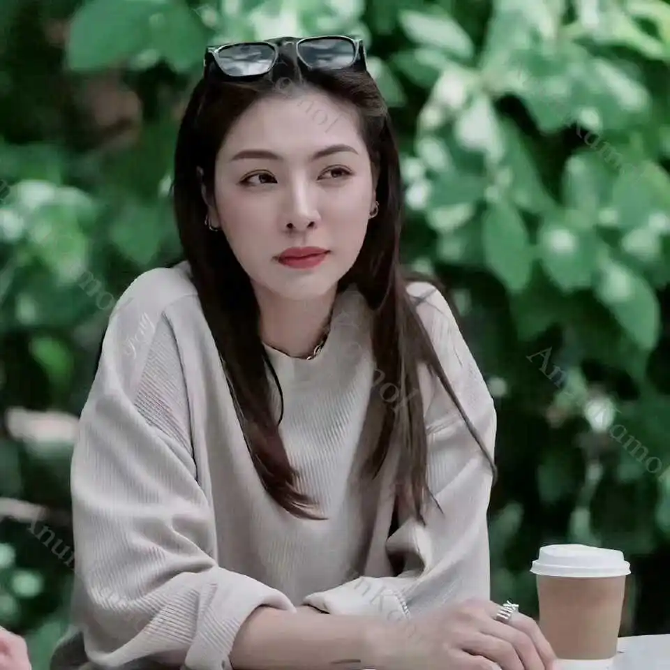Love Filling Blank FayeYoko  Faye Supaporn Same Ring Fashion Trend Stainless Steel Simple Roman Digital Titanium Steel Ring 2