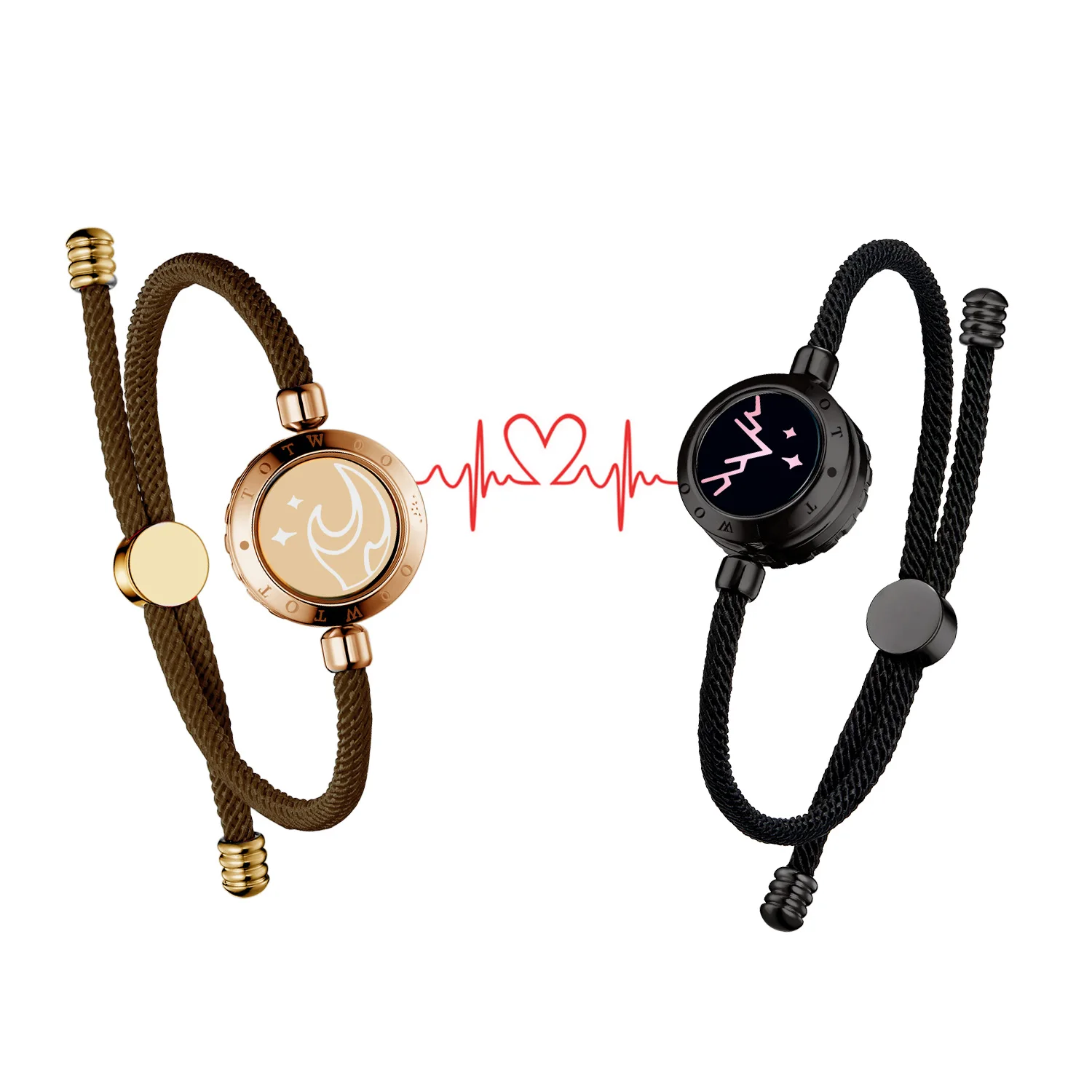 Totwoo Long-Distance Touch Bracelet relationship Connection Love Smart ...