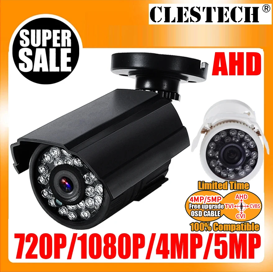 Surveillance camera XVI-4in1 720P 1080P 4MP 5MP AHD digital HD 2MP analog mini surveillance camera for home outdoor