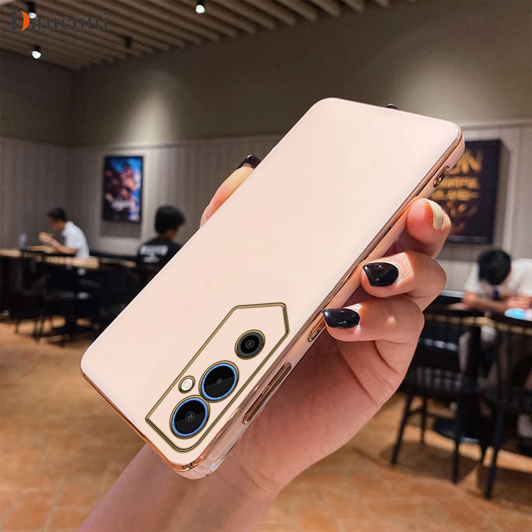 Luxury Plated Silicone Phone Case Cover