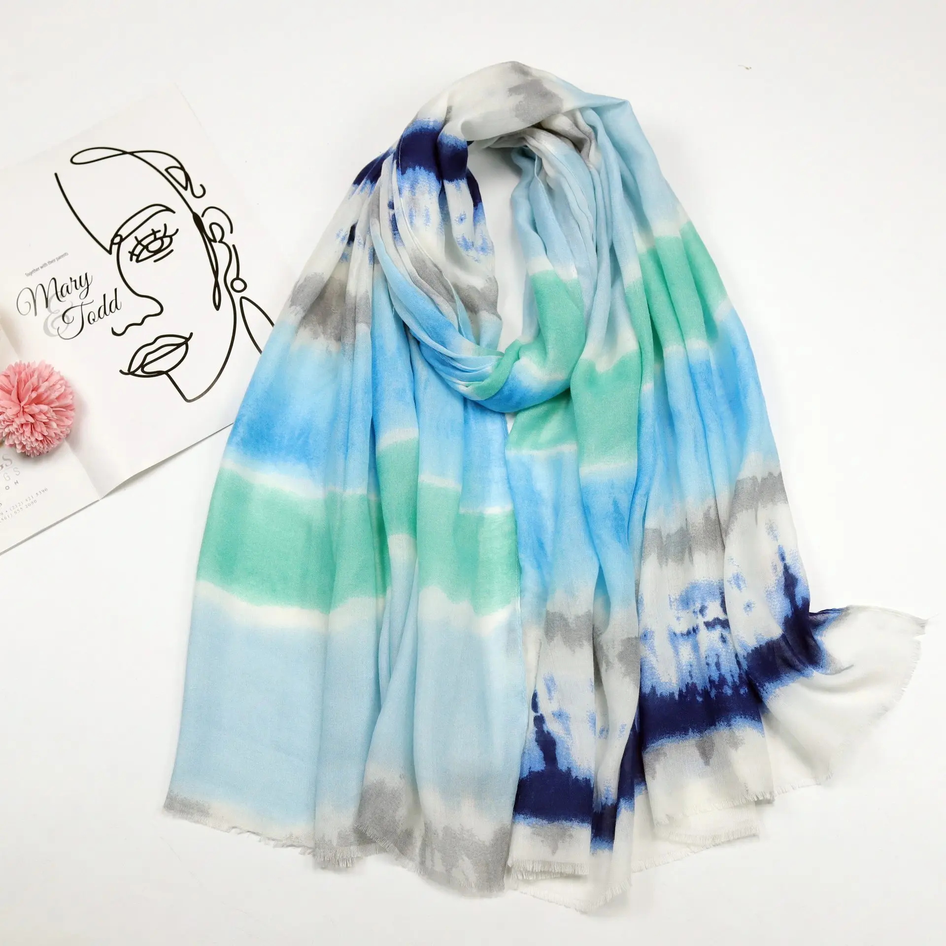 fashion-women-tie-dye-hijab-scarf-soft-stretch-headband-long-head-wrap-scarves-lightweight-floral-flower-print-shawls-bandana