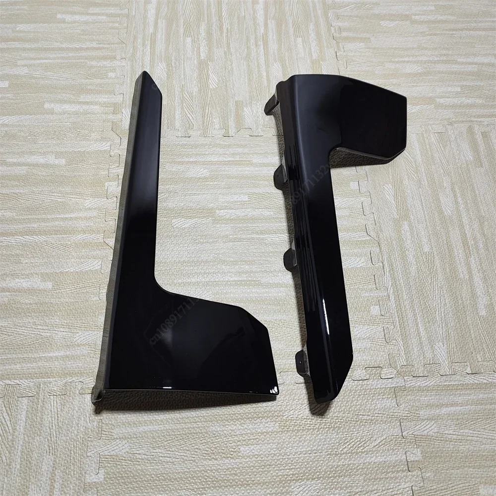 BMW 2 시리즈 M2 G87 2023-2024 ABS 블랙 바디킷 튜닝용 차량 사이드 스커트 스플리터 컵윙 윙렛 카나드 에이프런 MP 스타일