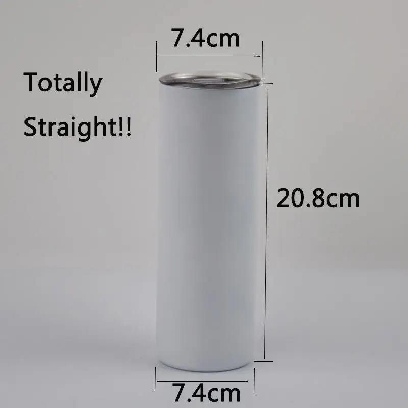 HTVRONT 4 Pack 20oz Straight Sublimation Tumblers Easy to Sublimate Skinny Tumbler  Blanks DIY Mugs Cups with Straw Lid Gifts - AliExpress