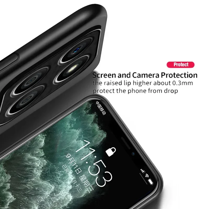 Rugged Non-Slip Protective Case with Magnetic Suction Holder