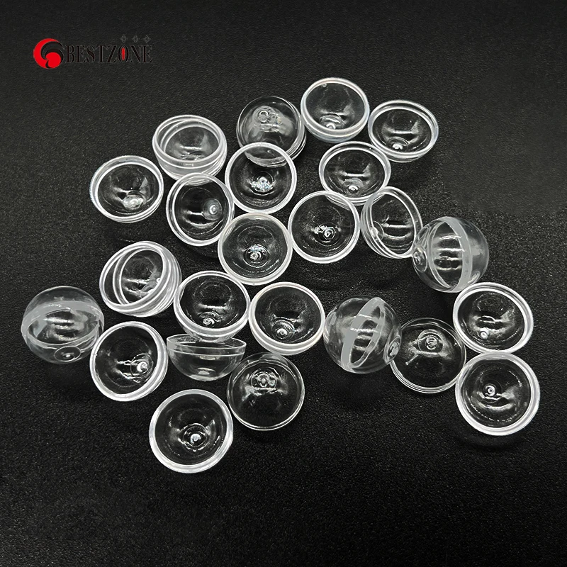 0.67/0.68Inch 50Pcs/lot Very Small 17MM Mini Tiny Empty Plastic Balls Capsule Toys Surprise Ball Container Prop Paintball 4