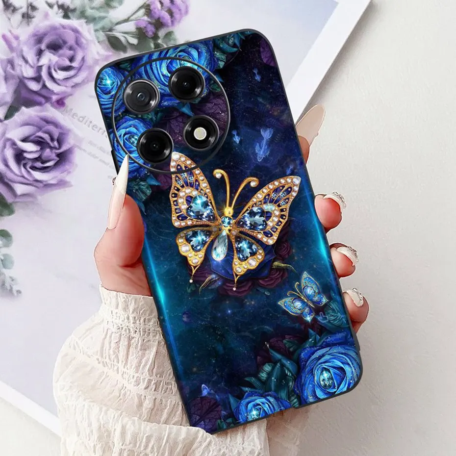 Sleek Black Silicon Soft TPU Phone Case - Modern Design Back Cover