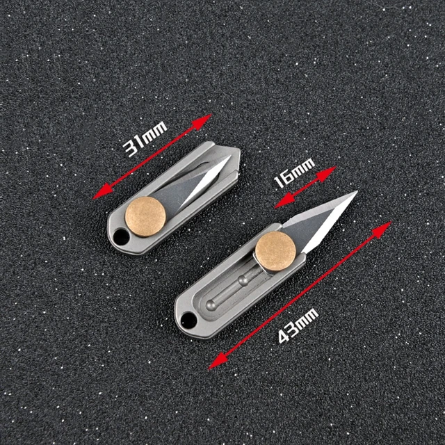 Neue Mini Edelstahl Klinge Messer Handgemachte Schlüssel Kette