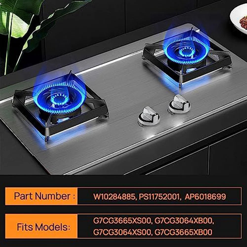 Gas Stove Knob Oven Stove Knob Switch Replacement Parts Gas Oven Control For W10284885 For G7CG3665XS00, G7CG3064XB00