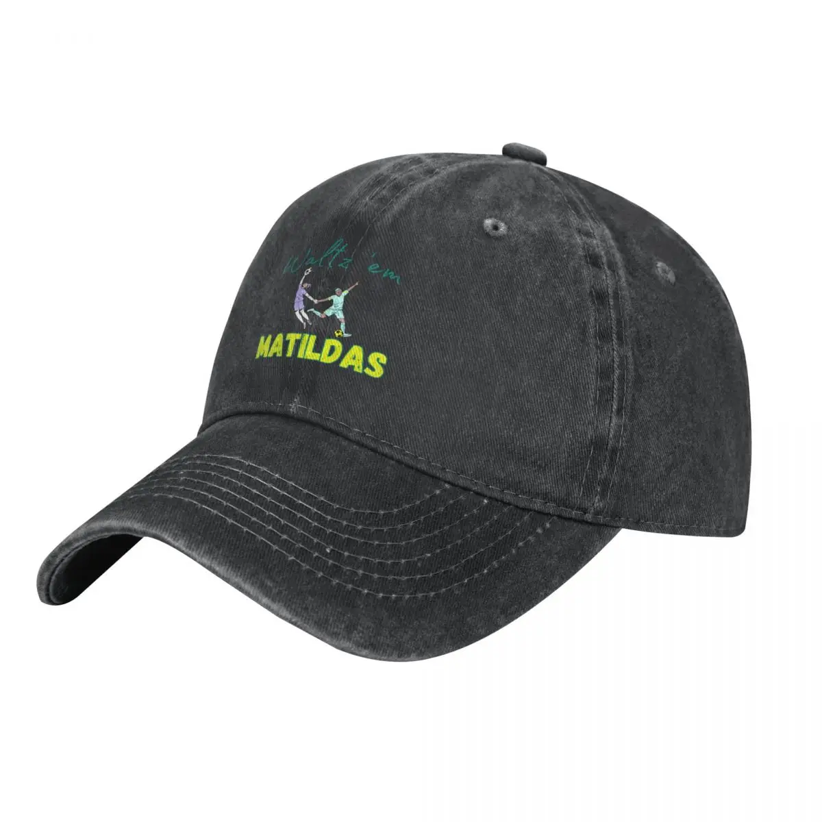 

Waltz 'em Matildas Australia Soccer Team Away Colours Cowboy Hat Uv Protection Solar Hat Hat Beach Vintage Women's Beach Men's