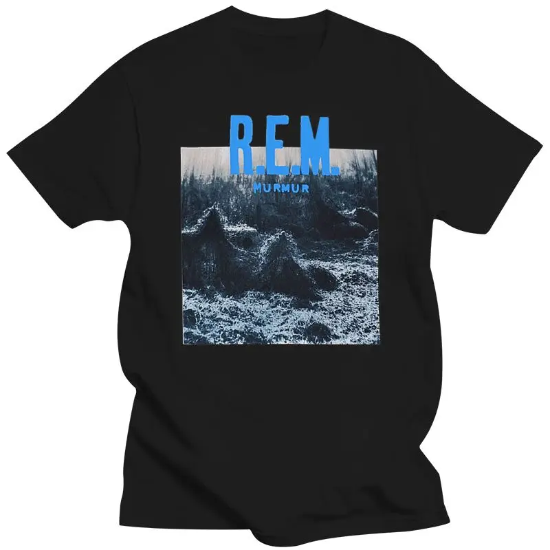 

Мужская одежда официальная черная футболка REM R.E.M 'Murmur' альбомная обложка всех размеров