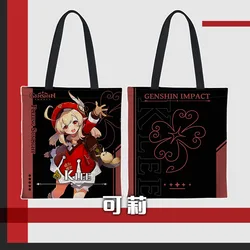 Genshin Impact Character - Themed Canvas Tote Bag (Beige)