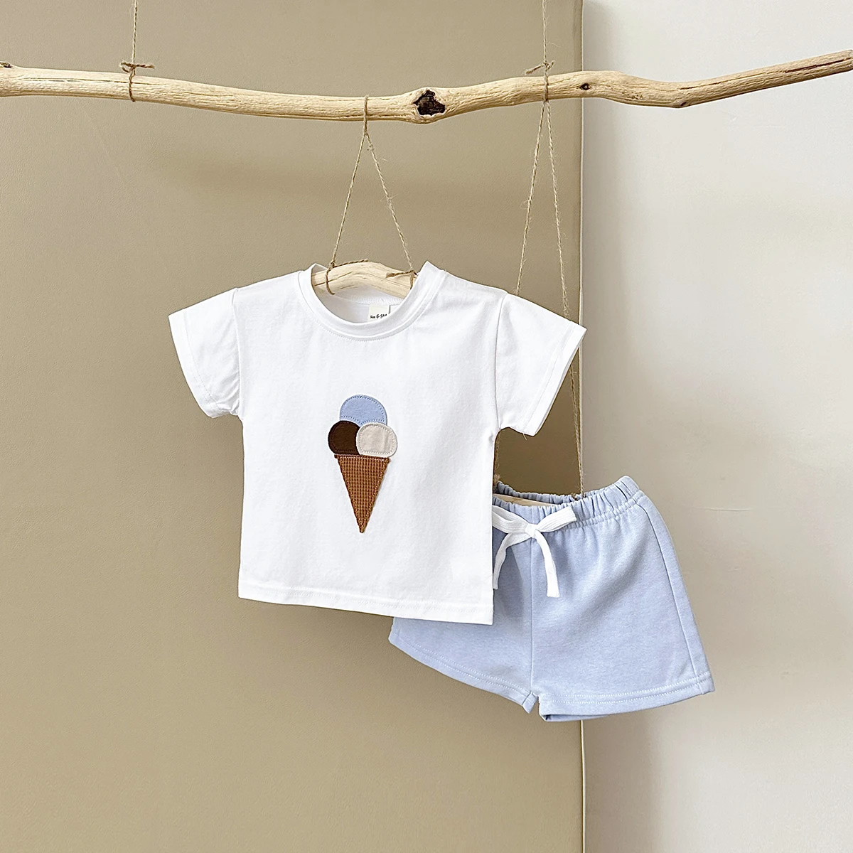 Kids Clothes Set Two Piece Set Baby Girl Clothing Set Shorts Suit 2Pcs for Boy Girl