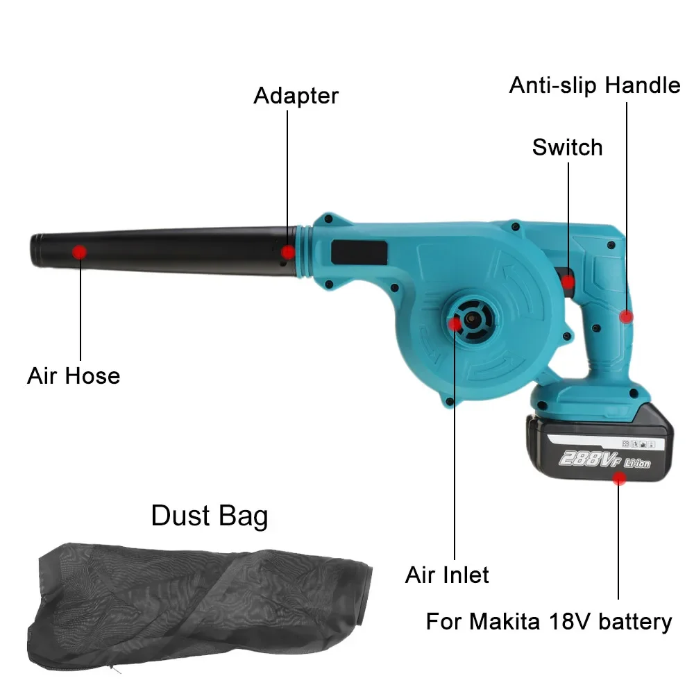 Makita 18V ͸     ǳ 2 In 1 Blowing & Suction ޴  ǻ 