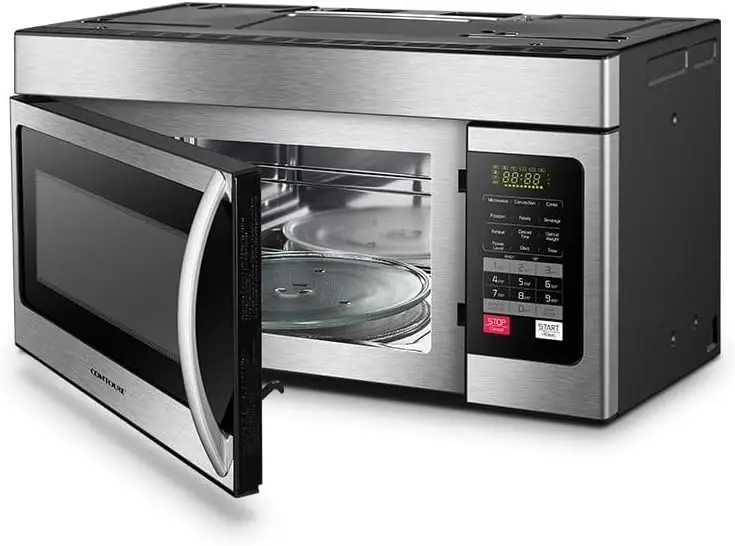 Microwave 1.6 cu.ft. 1000W Power 4 Auto-Cook Menus LED Display | Easy Install RV-500-OTR 4