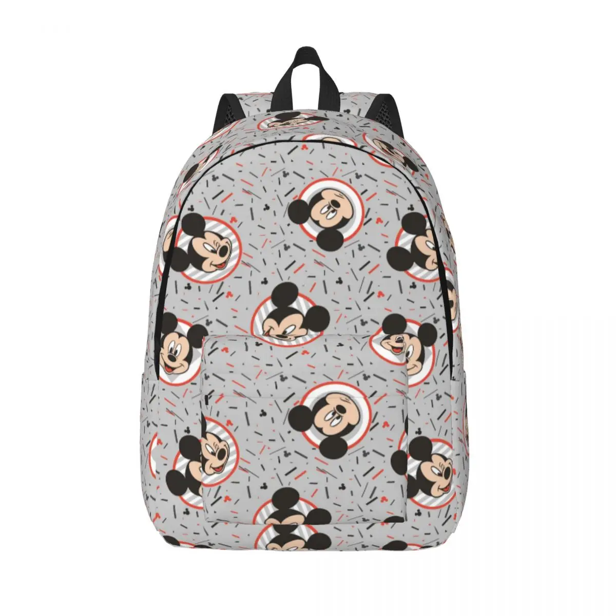 

Рюкзак DisneyMickey с конфетти для мальчиков и девочек, школьный ранец для книг, Холщовый Рюкзак для детского сада, сумка для начальной школы, для улицы