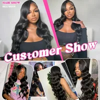 Perruques Lace Front Body Wave 13x4 en Cheveux Humains, Densité 200%, 42 Pouces, Pré-épilées, Perruques Frontales 13x4 en Cheveux Humains, Perruque Body Wave en Dentelle HD 6