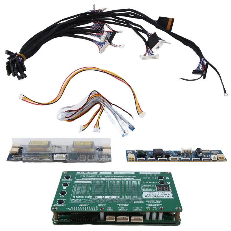 Notebook počítač TV LCD LED krunýř nářadí souprava LED krunýř obrazovka tester souprava pro spravit obrazovka monitor displej s 14 ks LVDS kabel