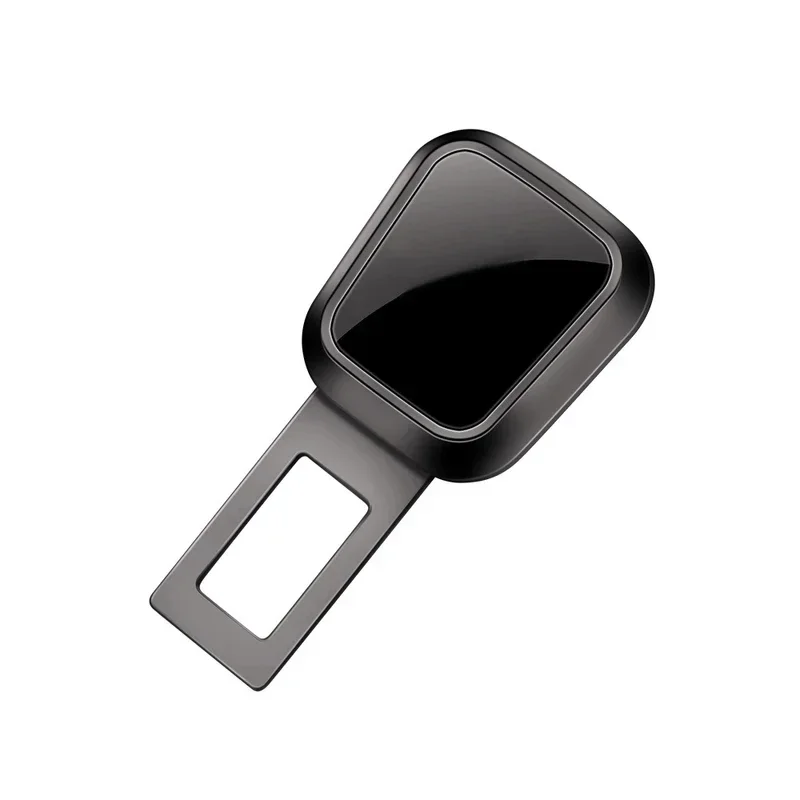 Zinc Alloy Car Seat Belt Extender in Gunmetal Gray
