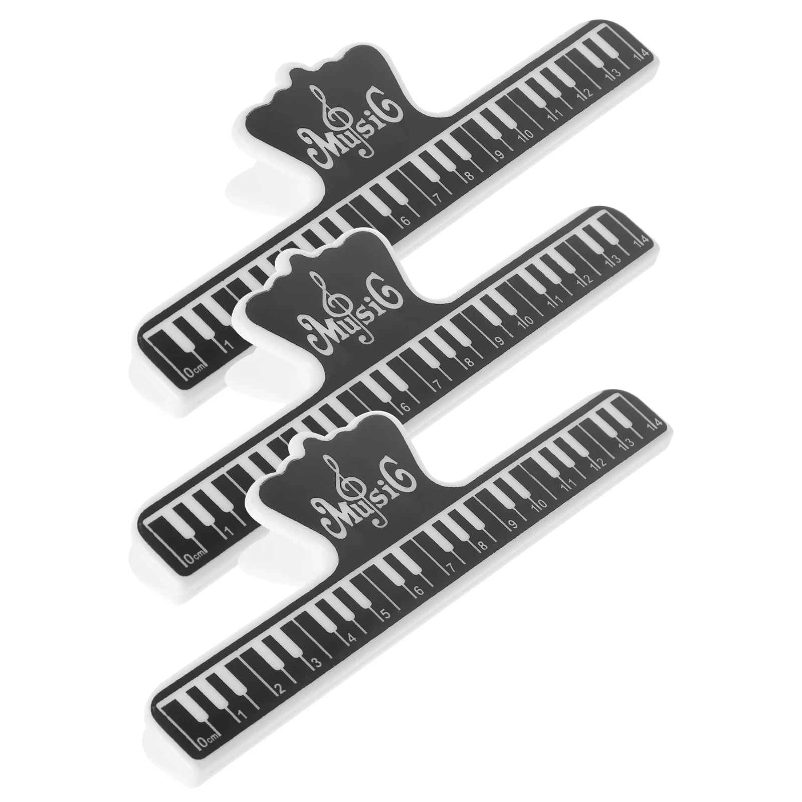 

3 pcs Music Score Clips Piano Music Sheet Clips Music Page Clips Large Sheet Music Clips